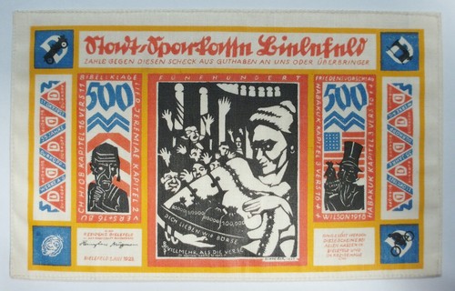 Notgeld seide stadt bielefeld - stadt,