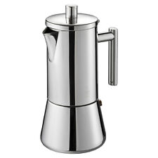 Espressokocher NANDO 6 Tassen Espressokanne Edelstahl Espresso Maker Induktion