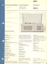 Braun Service Manual für
