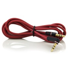 Ersatz AUX Audio Kabel für Monster Beats Kopfhörer Studio Solo & HD, EP MixR Rot