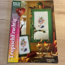 Rico Design Stickheft Bd 92 Tropisch Fruchtig Sticken Handarbeit Kreuzstich