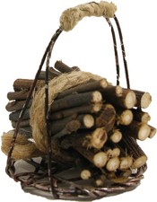 Krippenzubehör Korb aus Holz