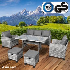 BRAST Poly Rattan Sitzgarnitur
