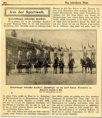 Reiterleistungen italienischer