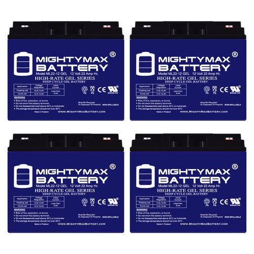 Mighty max 12v 22ah - 12v, gel