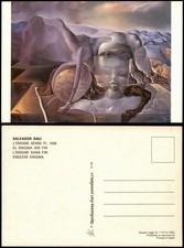 SALVADOR DALI L'ENIGME SENSE FI, 1938 Künstlerkarte 1982