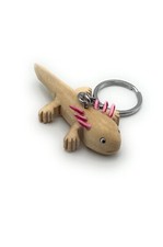 Axolotl Molch Holz Edel