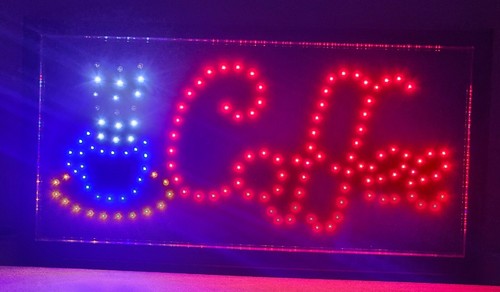 Led laufschild mit - laufschild,