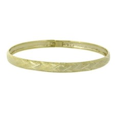 18K Gold/Silber Gebürstet