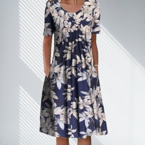 Damen blumenmuster roundhaul - blumenmuster,