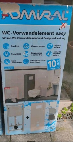 Admiral vorwandelement - admiral, wc-vorwandelement