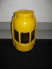 alte FEUERHAND BAUSTELLENLAMPE Signalleuchte Laterne für Kerze Kerzenhalter