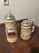 2 Bierkrüge aus Keramik