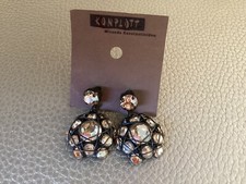 Konplott Ohrstecker Bended Lights beige, Top Zustand ?