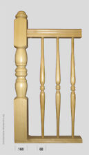 gedrechseltes Geländer Holz Balkongeländer Holzgeländer  Pfosten  Buche Treppe