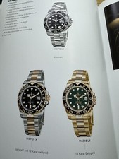 Rolex Katalog, -mit Preisliste!! -ca 21 cm x 27 cm, über 100 Seiten alle Modelle