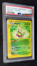 Pokemon Meganie Reverse-Holo Meganium DE 18/165 Expedition PSA 7 NM