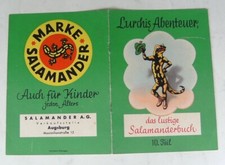 Lurchis Abenteuer Salamander Werbeheft 10 Teil von 1954