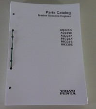 Teilekatalog / Ersatzteilliste Volvo Penta Bootsmotor AQ225D - BB225C 01/2009