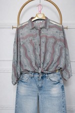 Damen Spitzenbluse Boho