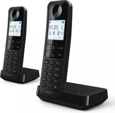 Philips D2752B/12 Schnurlostelefon DECT 2 Mobilteile Anrufbeantworter Freisprech