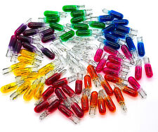 10x T5 W1,2W 12V 1.2W W2x4,6D Glühlampe Glassockel Tachobeleuchtung Cockpit Auto