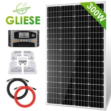 300W Wohnmobil Set Solaranlage Komplettpaket Solarmodul Mit Montage PV Halterung