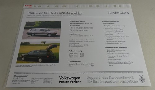 Prospekt passat variant - passat,