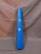 IKEA MAMMUT GROSSES RUNDES TISCHBEIN ERSATZ (NUR 1 BEIN ) BLAU / MIT BEFESTIGUNG 