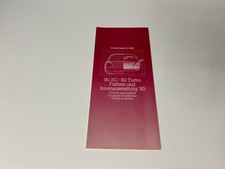 Porsche 911 SC 911 Turbo Turbo Farben und Innenausstattung '80