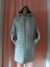 Frieda&Freddies NY Steppmantel, Gr. 40, hellgrau,  Kapuze