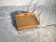 Schuhputzkasten Holz vintage Aufbewahrung Holzkasten Teekasten 