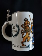 Bierkrug mit Zinndeckel