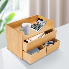 Schreibtisch Organizer Bambus