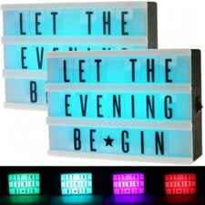2x LED LIGHTBOX Leuchtbox