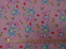 Baumwollstoff elefant hase - baumwollstoff,