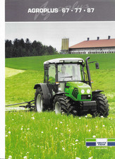 Deutz Agroplus , Traktor, Prospekt