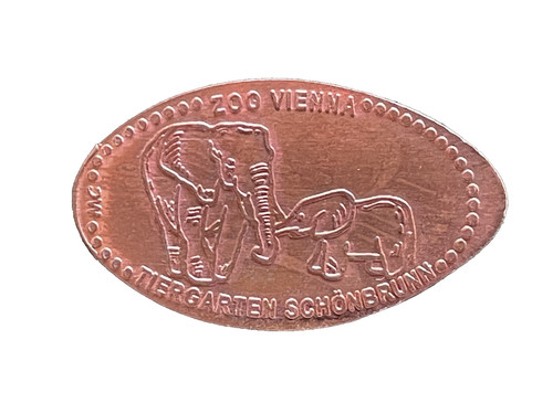 Elongated coin quetschmünze - elongated,
