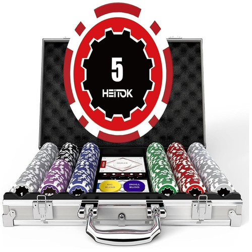 Poker koffer 300 chips - chips, set