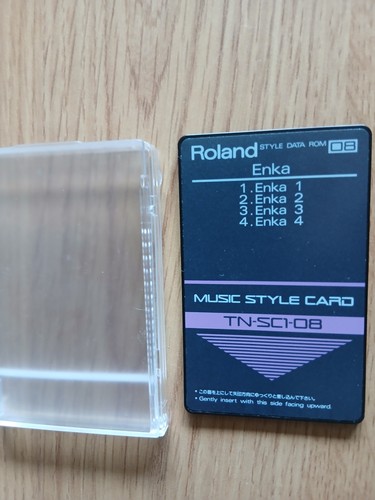 Roland music style - music, card