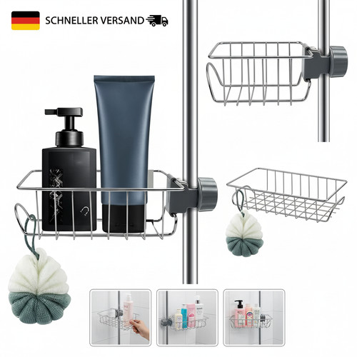 Duschregal ohne bohren - duschregal,