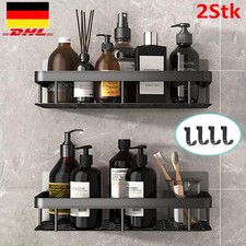 2x Duschregal ohne Bohren Duschablage Badregal Küchenregal Badezimmer Organizer