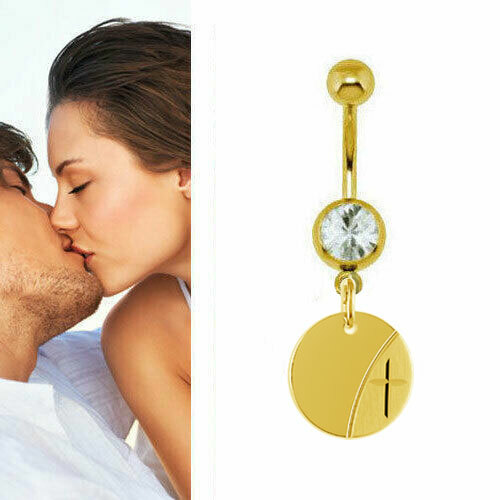 Bauchnabelpiercing mit runder