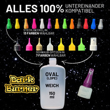 10 Stück Dark Burner 150ml