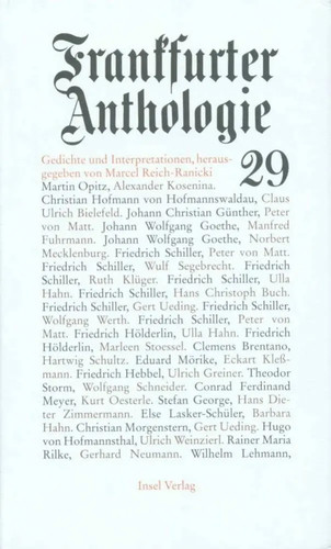 Frankfurter anthologie - frankfurter, |