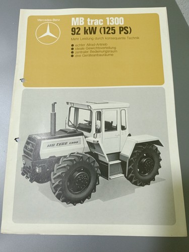 Original prospekt trac 1300 - mb,