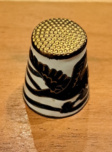 Kranich fingerhut thimble - -, fingerhut/