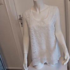 Spitzenbluse weiß  GR 44