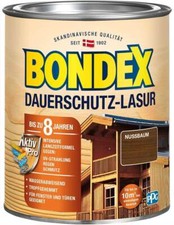 Bondex Dauerschutz-Lasur, Aussen, Holzfarbe, Wetterschutz, UV-Blocker, 0,75l