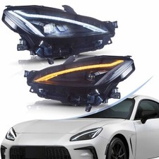 Paar VLAND Voll-LED Frontscheinwerfer für 21-24 Toyota GR86 Subaru BRZ dynamisch